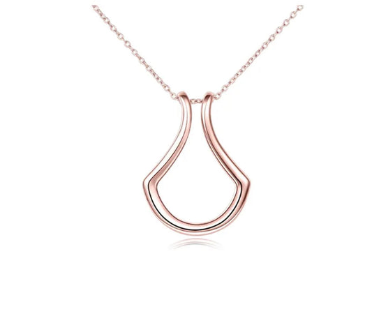 Ring Keeper Necklace - Rose Gold