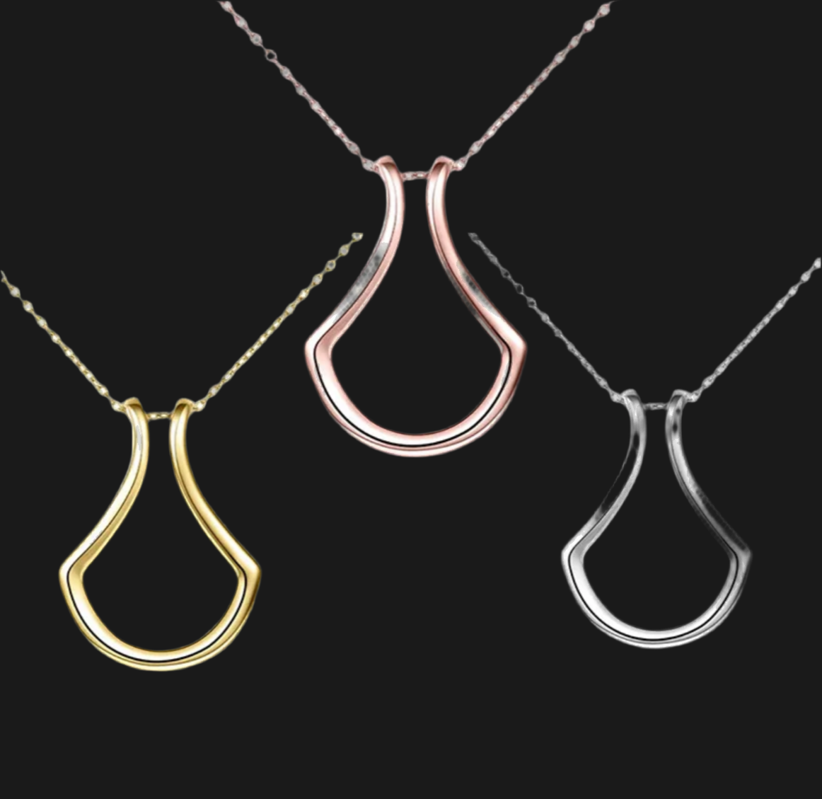 Ring Keeper Necklace - Rose Gold